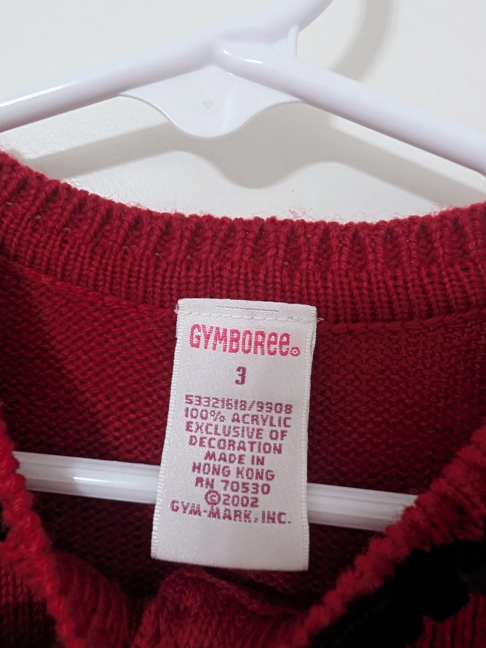 Vintage Gymboree Victorian Charm Red Velvet Bow Cardigan Sweater Size 3